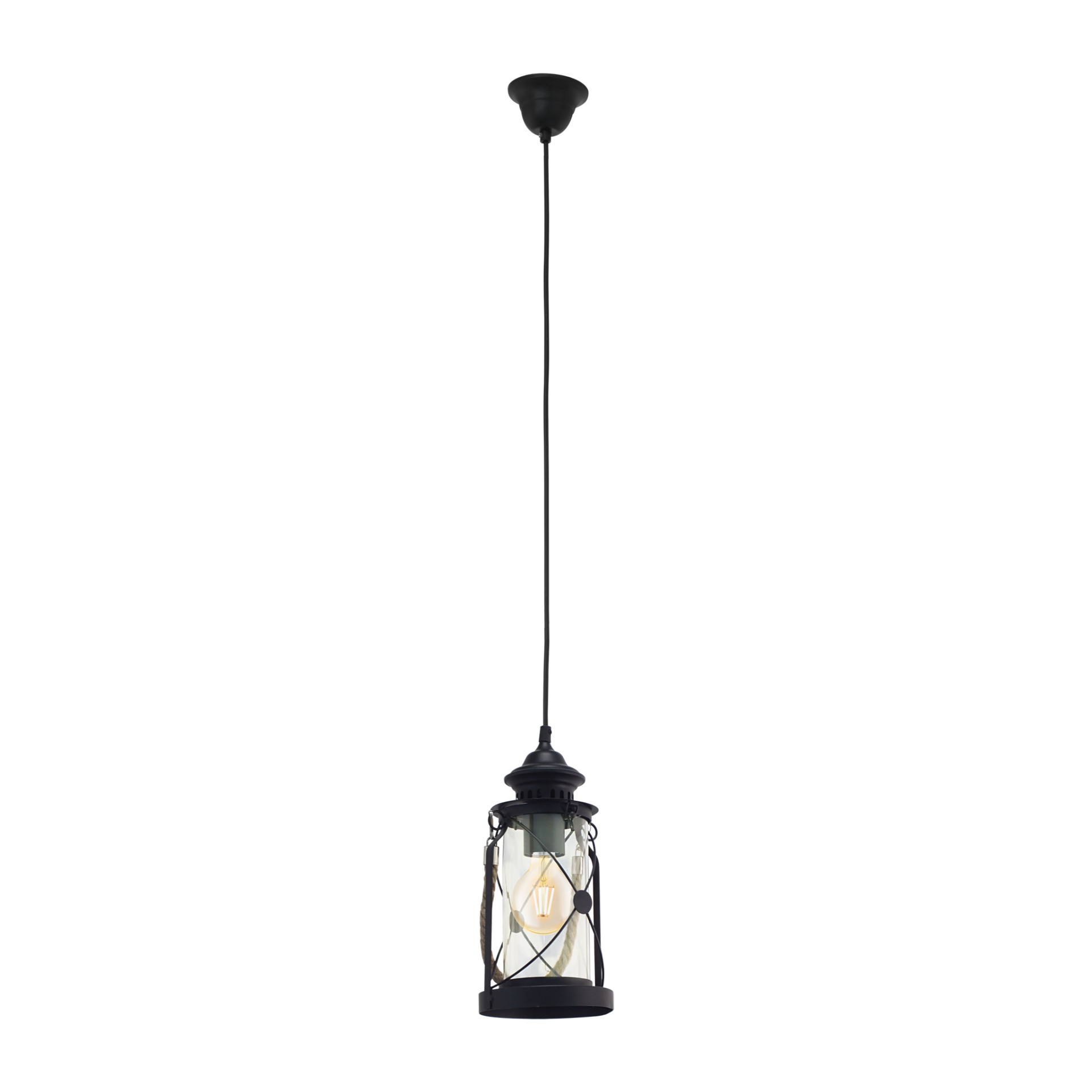 Candeeiro Suspenso de Teto E27 Eglo Vintage Bradford HL/1