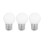 Pack 3 Lâmpadas LED Eglo E27 4000K 4W