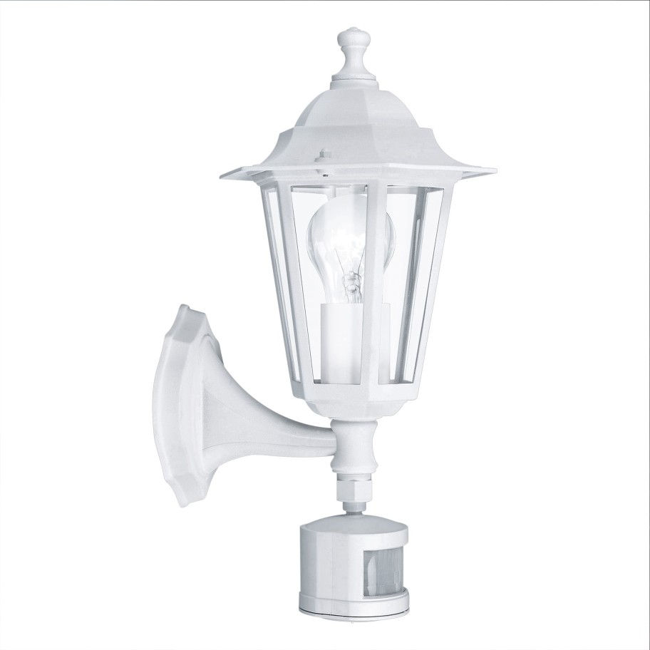 Aplique de Parede Exterior Ascendente com Sensor E27 Eglo Lanterna 5
