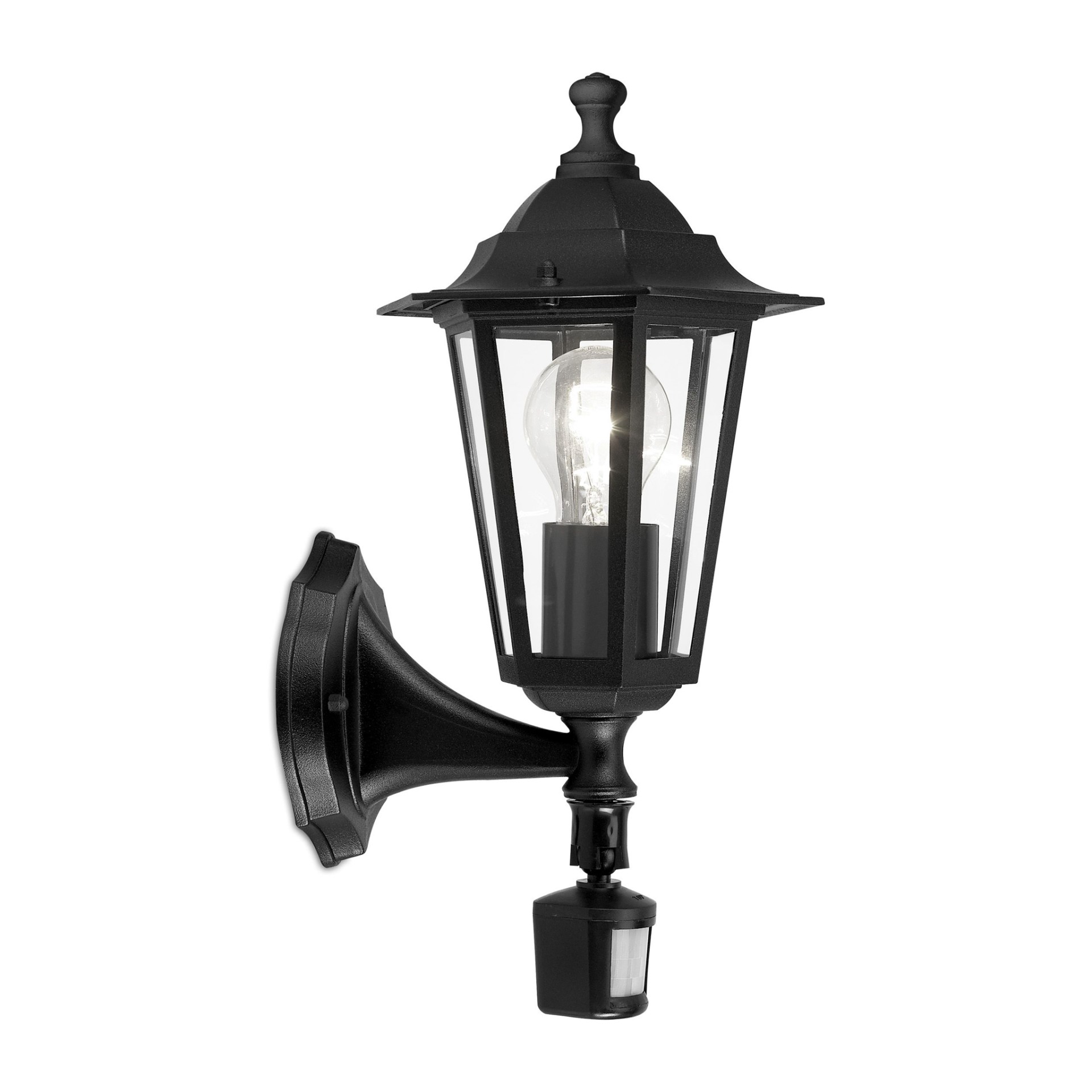 Aplique de Parede Exterior Ascendente com Sensor E27 Eglo Lanterna 4