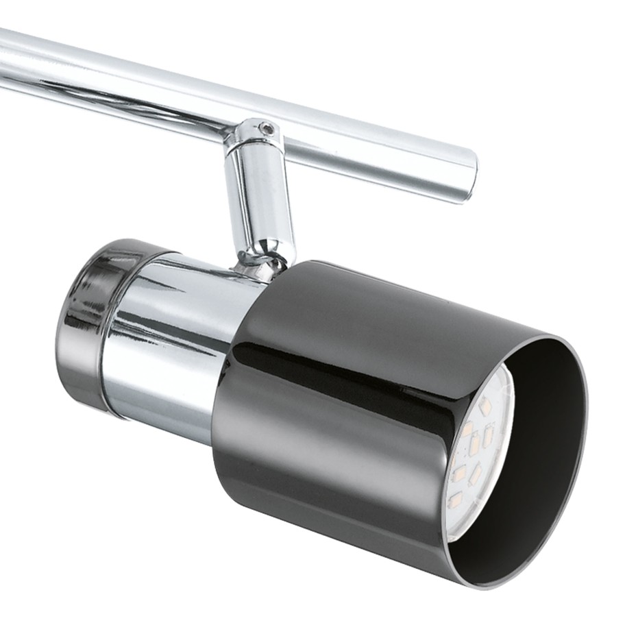 Régua de Iluminação LED Eglo Davida 1 Preto 2x5W