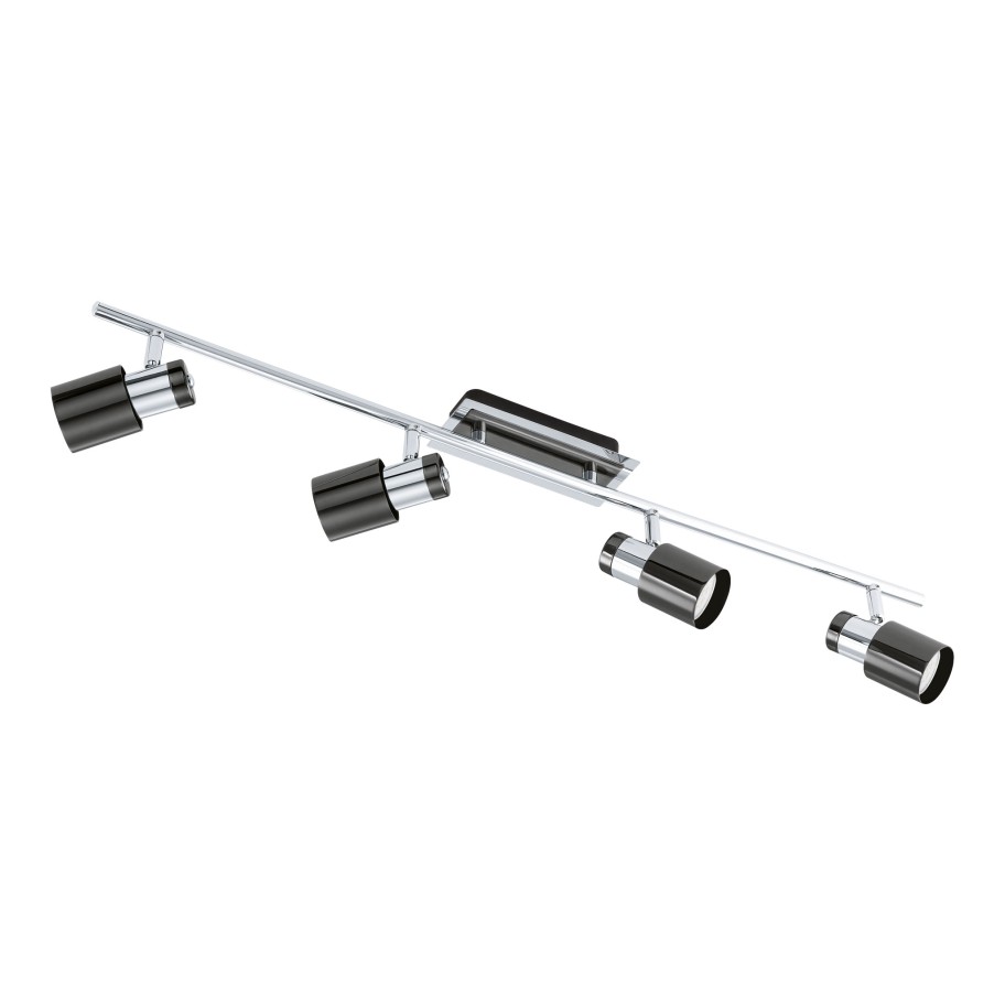 Régua de Iluminação LED Eglo Davida 1 Preto 4x3W
