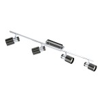 Régua de Iluminação LED Eglo Davida 1 Preto 4x3W