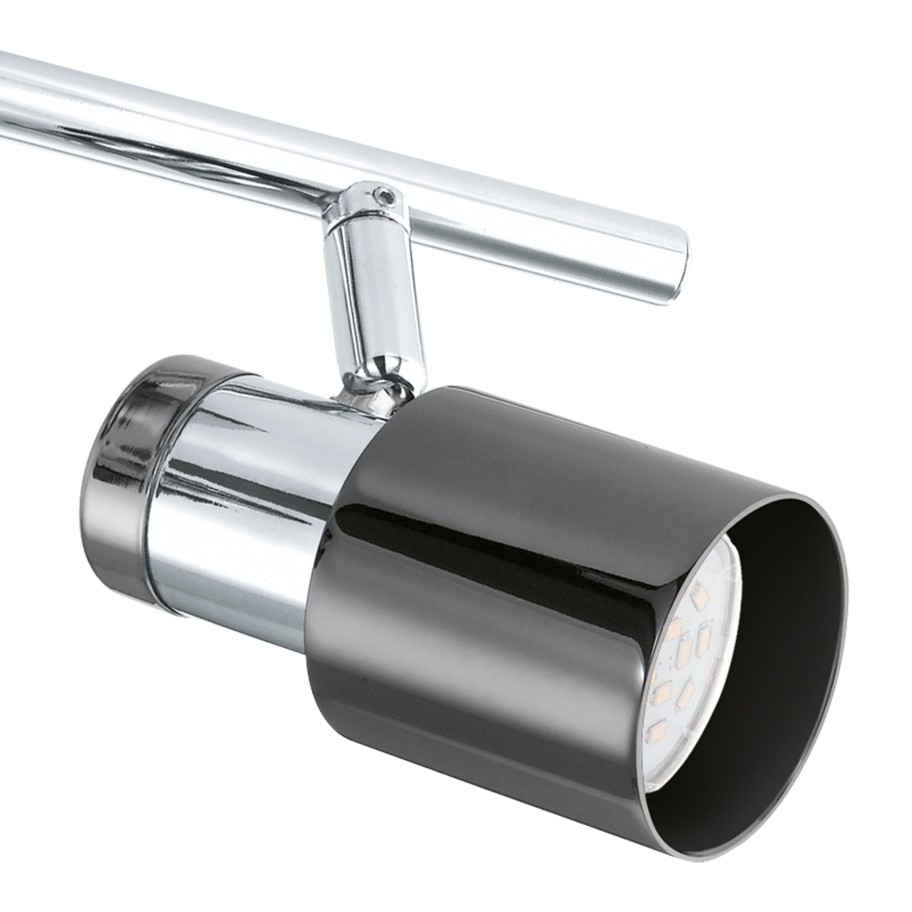 Régua de Iluminação LED Eglo Davida 1 Preto 4x3W