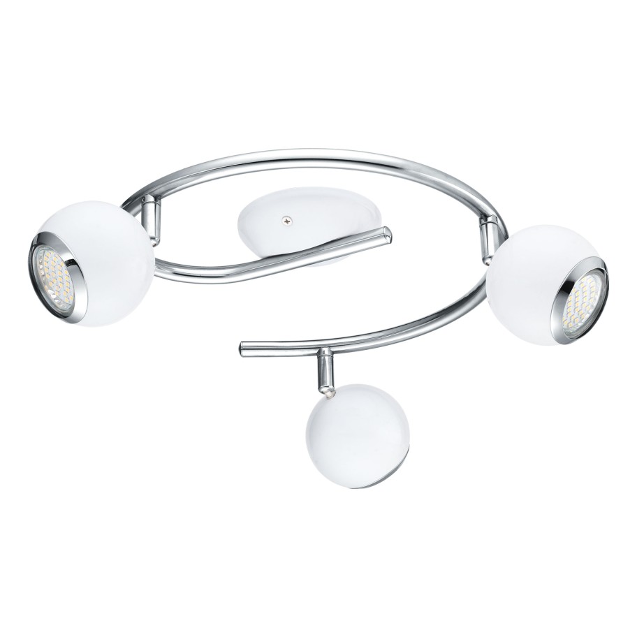 Candeeiro de Teto com 3 Spots LED Ajust�veis Eglo Bimeda 3x3W