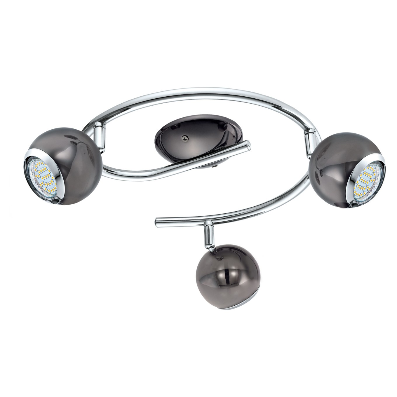Candeeiro de Teto com 3 Spots LED Ajust�veis Eglo Bimeda 3x3W