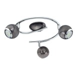 Candeeiro de Teto com 3 Spots LED Ajustáveis Eglo Bimeda 3x3W