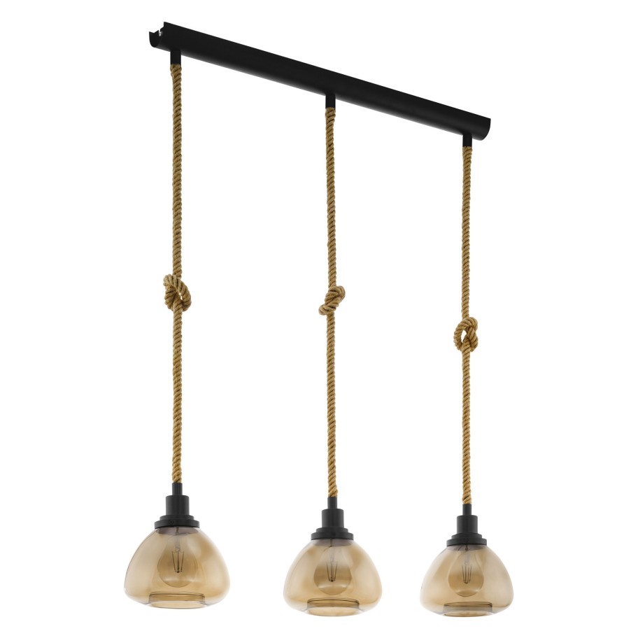 Candeeiro Suspenso de Teto 3xE27 28W Eglo Vintage Rampside