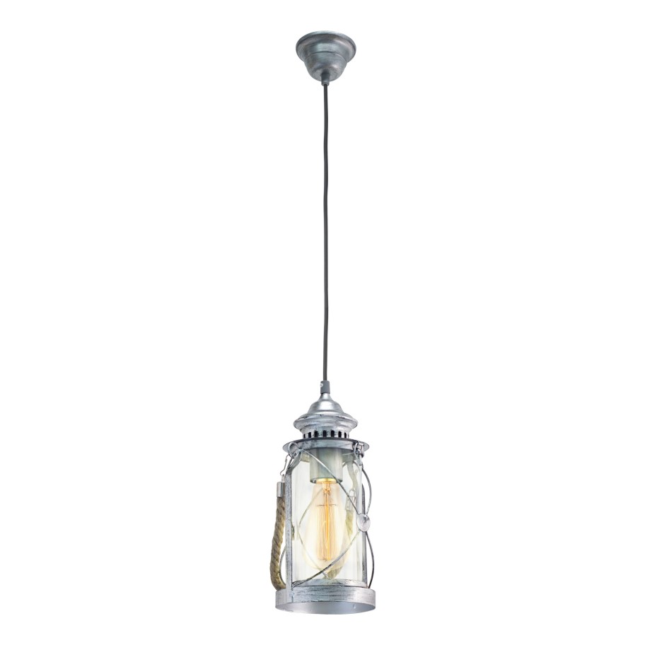 Candeeiro Suspenso de Teto E27 Eglo Vintage Bradford HL/1