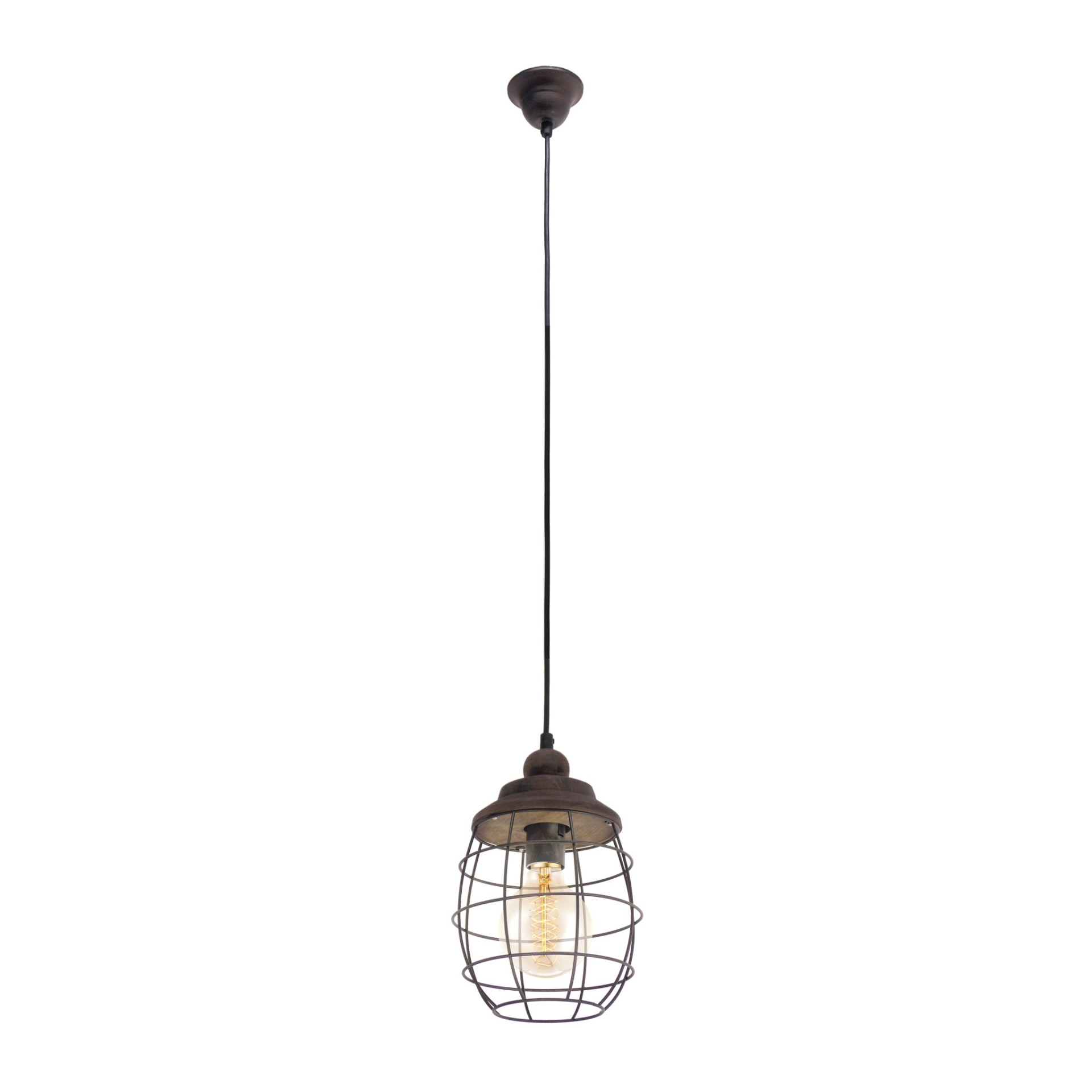 Candeeiro Suspenso de Teto E27 Eglo Vintage Bampton HL/1
