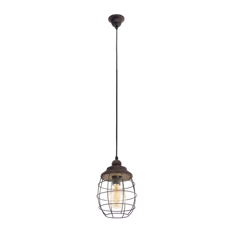 Candeeiro Suspenso de Teto E27 Eglo Vintage Bampton HL/1