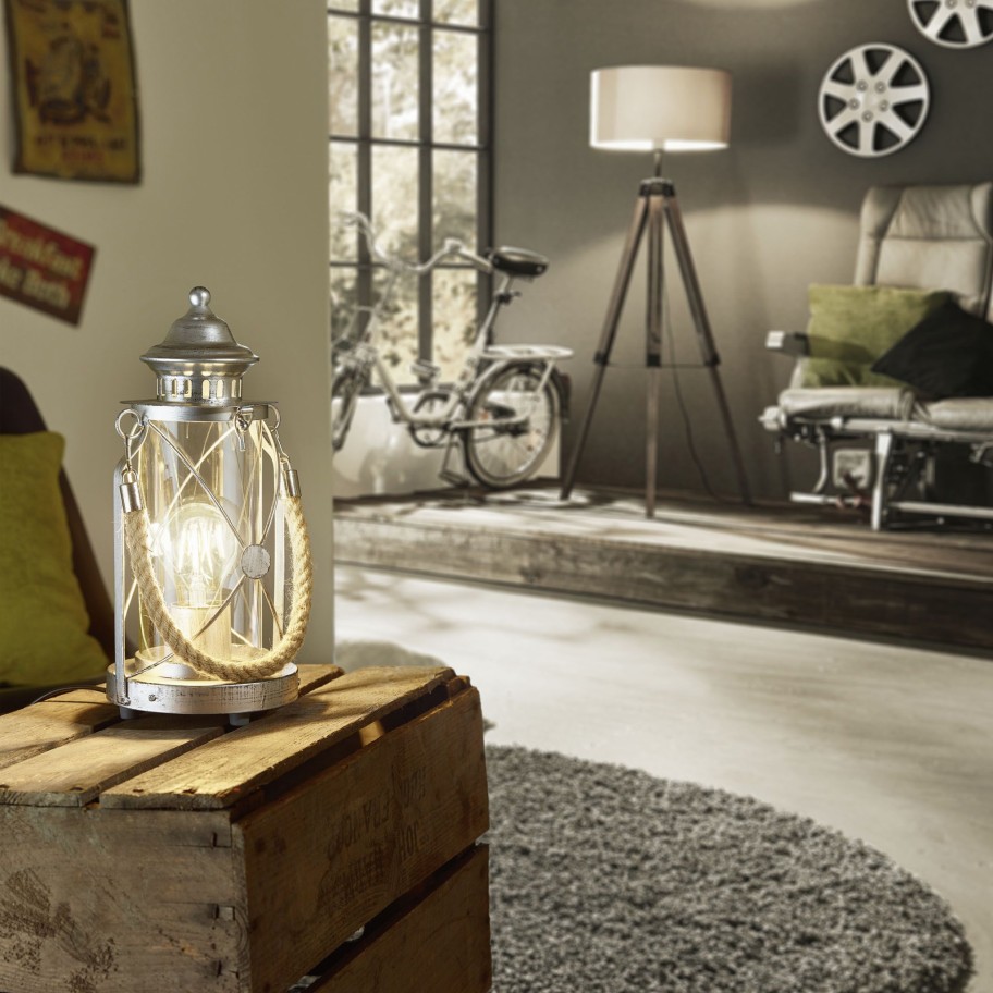 Candeeiro de Mesa E27 Eglo Vintage Bradford TL/1