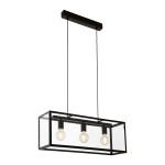 Candeeiro Suspenso de Teto 3xE27 60W Eglo Charterhouse
