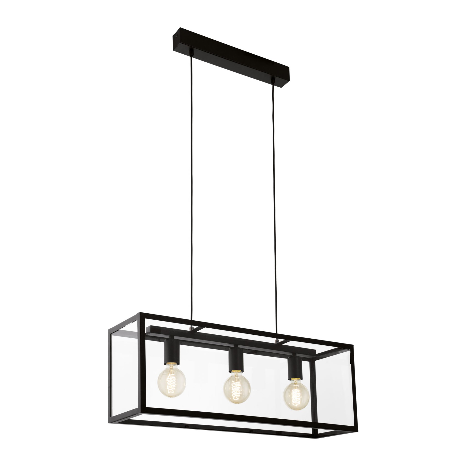 Candeeiro Suspenso de Teto 3xE27 60W Eglo Charterhouse