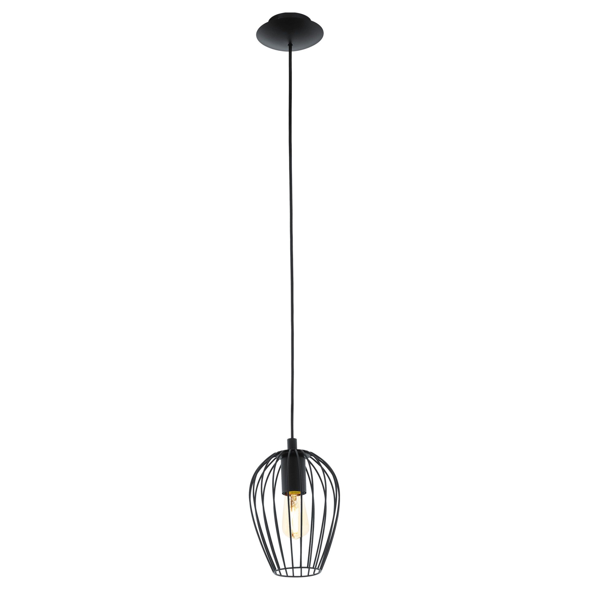 Candeeiro Suspenso de Teto E27 Eglo Vintage Newton 60W