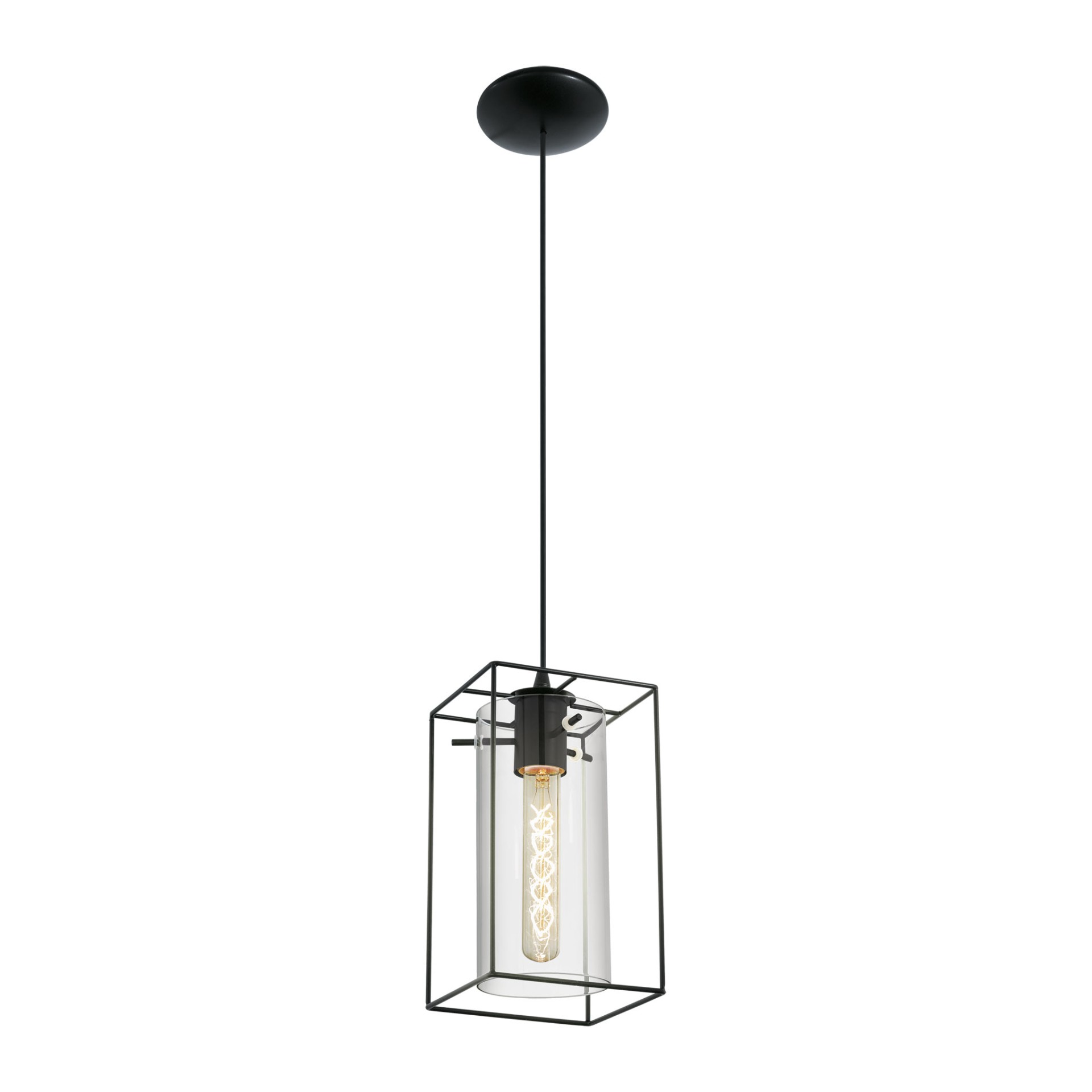 Candeeiro Suspenso de Teto E27 Eglo Loncino 60W
