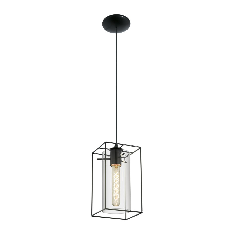 Candeeiro Suspenso de Teto E27 Eglo Loncino 60W