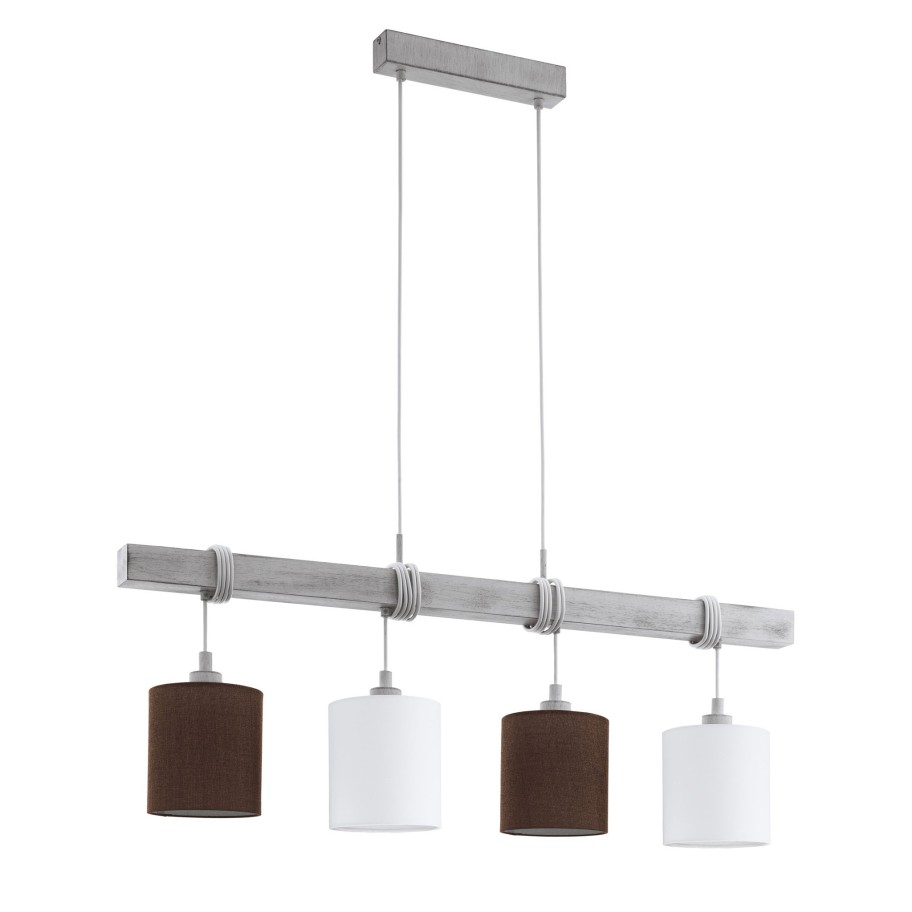 Candeeiro Suspenso de Teto 4xE27 60W Eglo Townshend 2