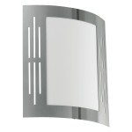 Aplique de Parede Exterior Inox E27 Eglo City