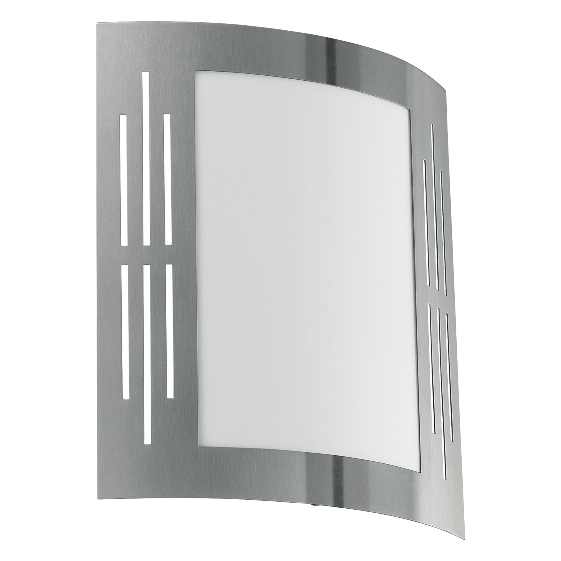 Aplique de Parede Exterior Inox E27 Eglo City