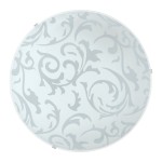 Plafon de Teto em Vidro Fosco Decorado Ramos Eglo Scalea 1