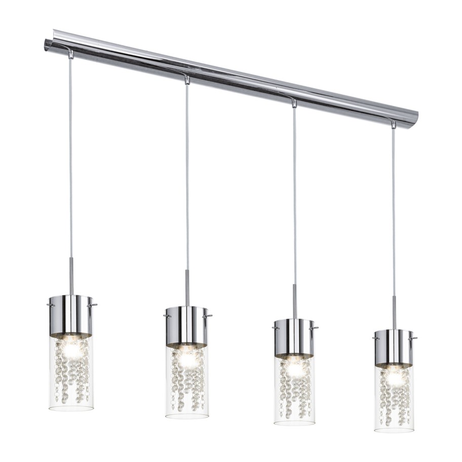 Candeeiro Suspenso de Teto 4xE14 Eglo Diamond HL/4