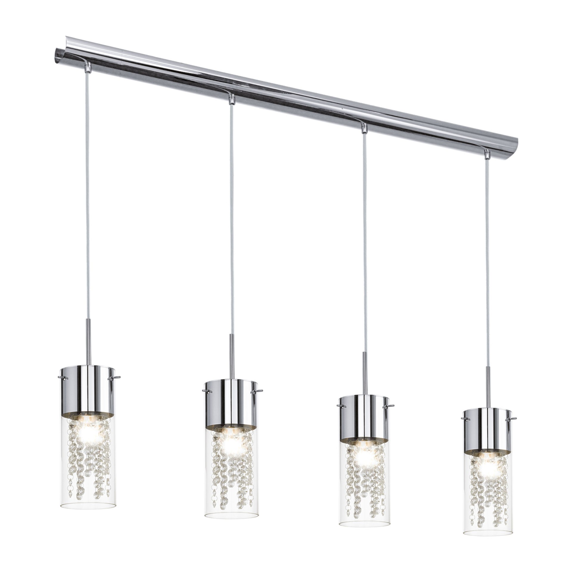 Candeeiro Suspenso de Teto 4xE14 Eglo Diamond HL/4