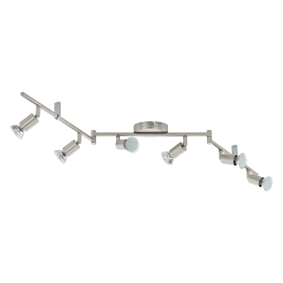 Régua de Iluminação com Focos Eglo Buzz-LED 6x3W
