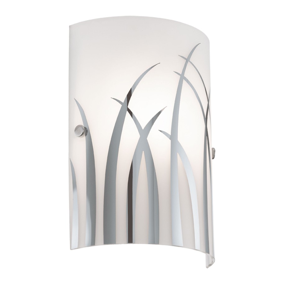 Aplique de Parede Decorado Cromado E27 Eglo Rivato 60W
