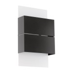 Aplique LED de Parede Exterior com 2 Fontes de Luz Eglo Kibea 2x2,5W