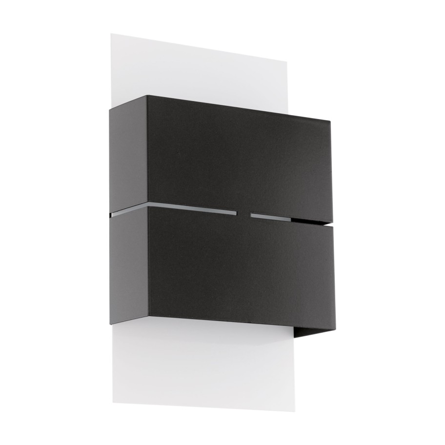 Aplique LED de Parede Exterior com 2 Fontes de Luz Eglo Kibea 2x2,5W
