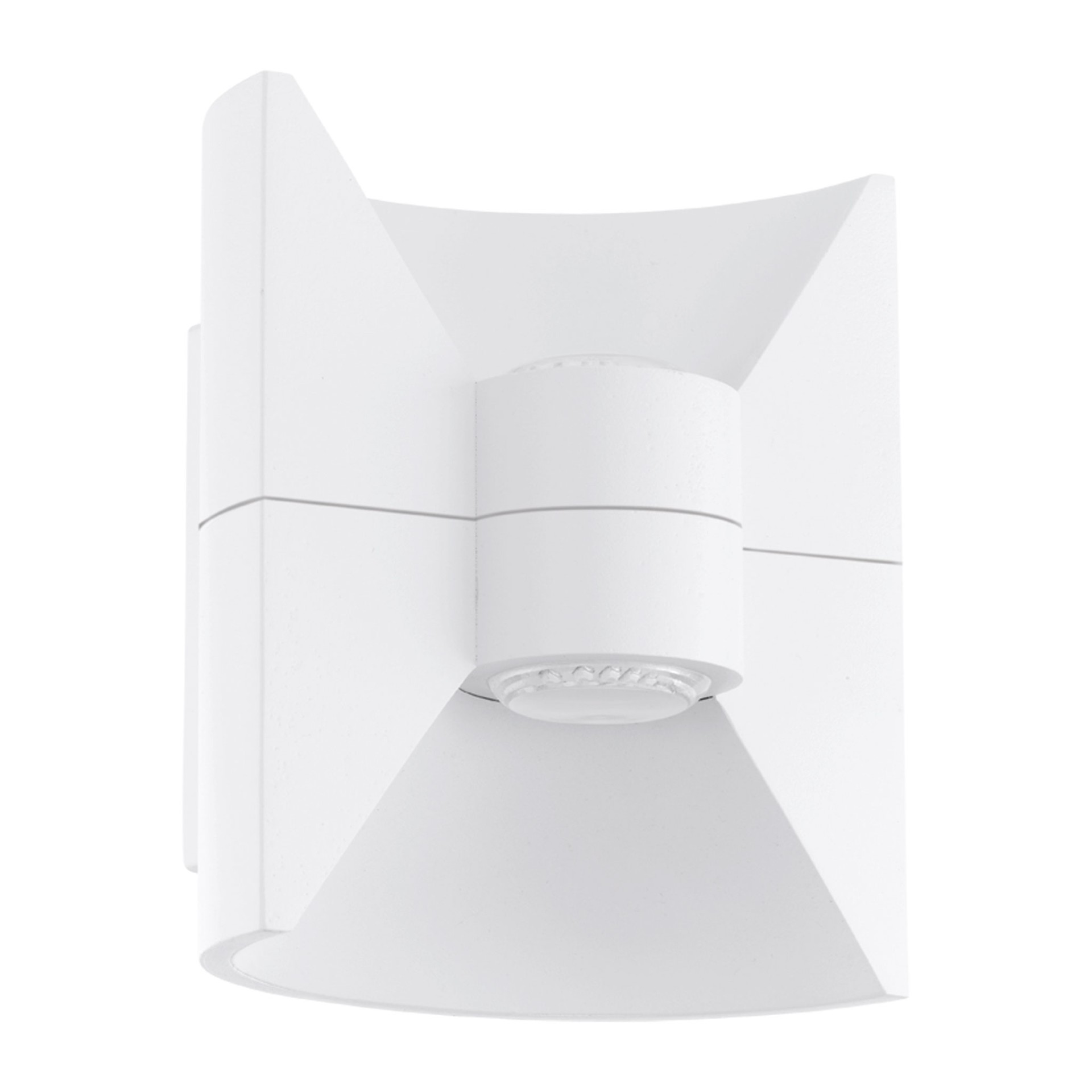 Aplique LED de Parede Exterior com 2 Fontes de Luz Eglo Redondo