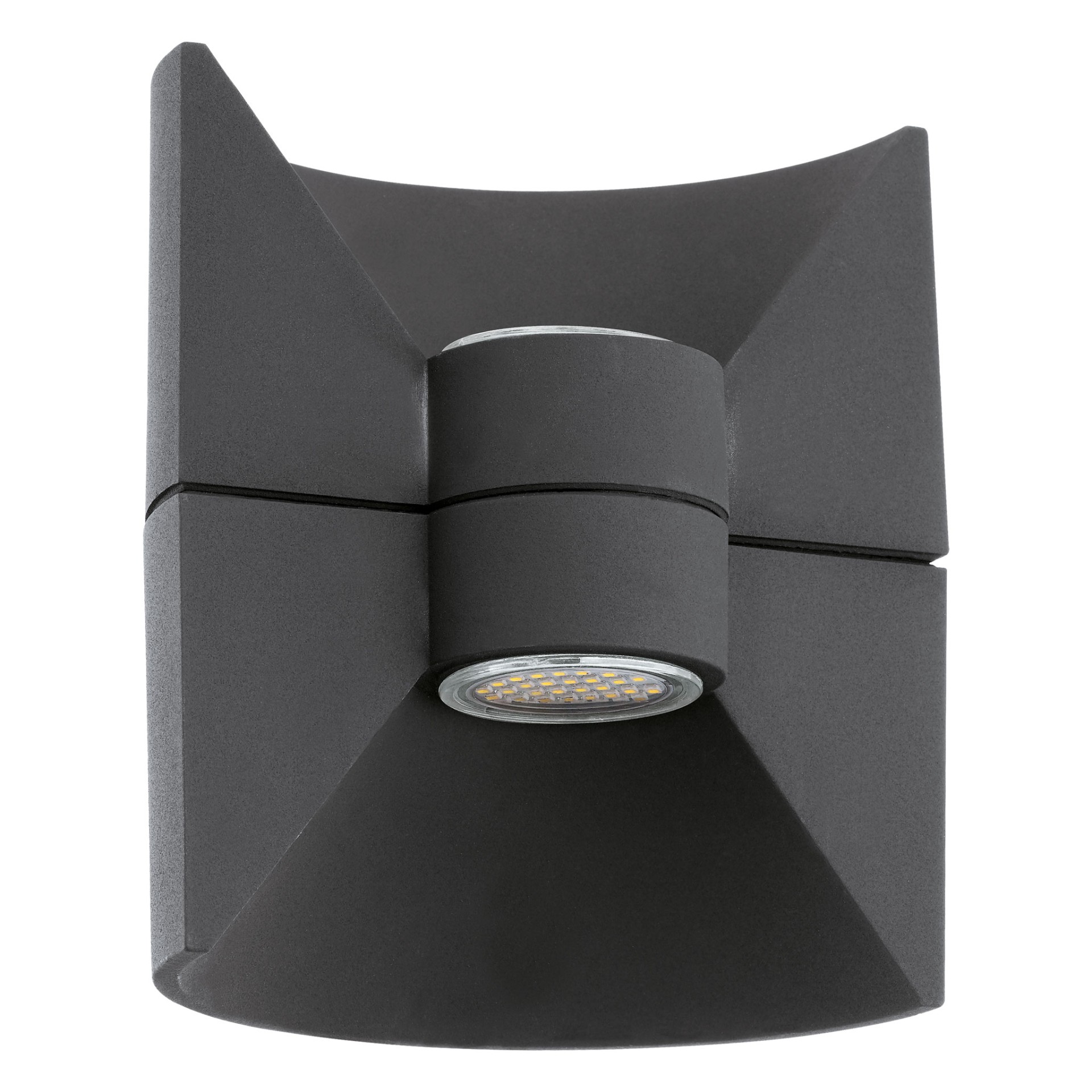 Aplique LED de Parede Exterior com 2 Fontes de Luz Eglo Redondo