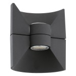 Aplique LED de Parede Exterior com 2 Fontes de Luz Eglo Redondo