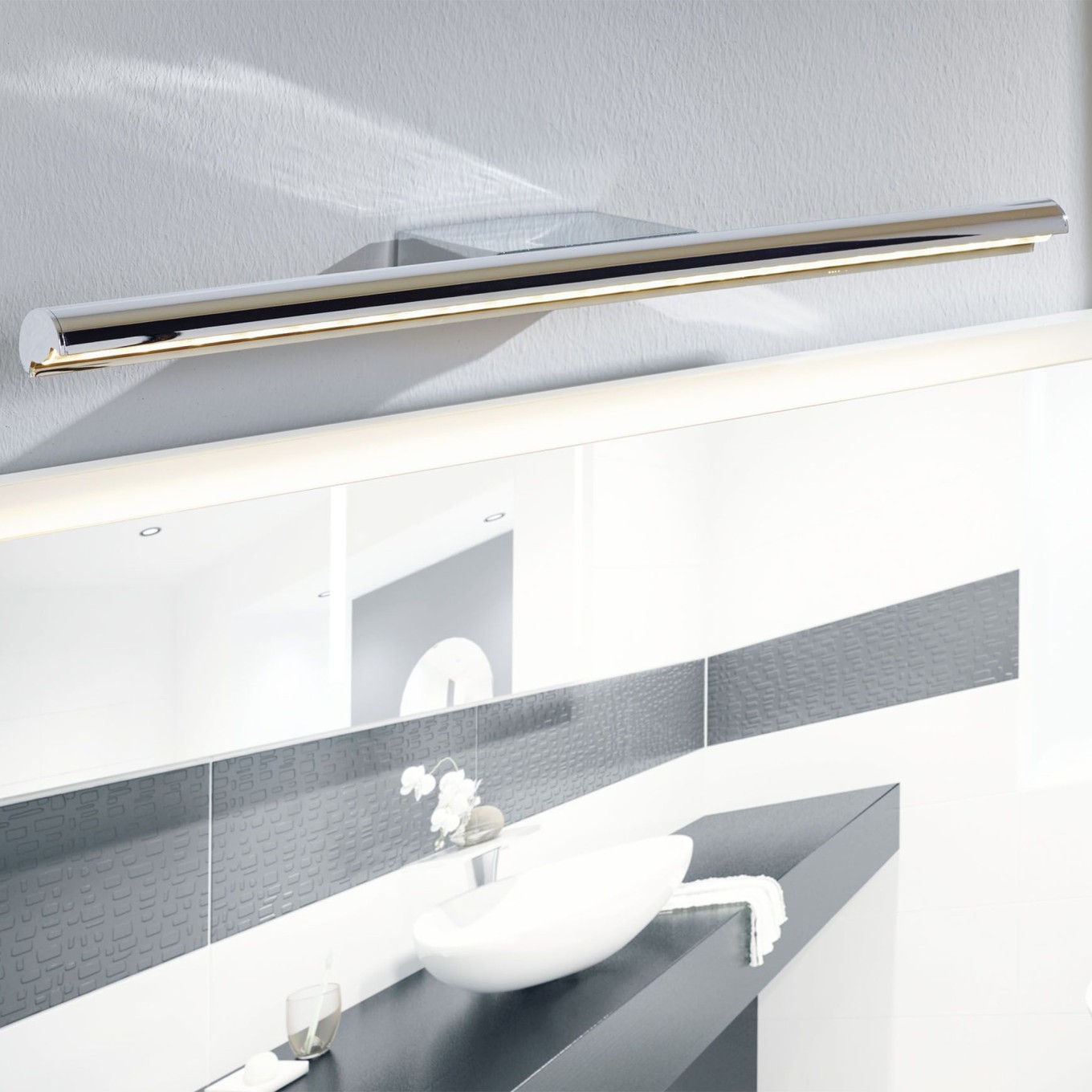 Aplique de Parede LED para Casa de Banho Eglo Terros 3000K 10,5W