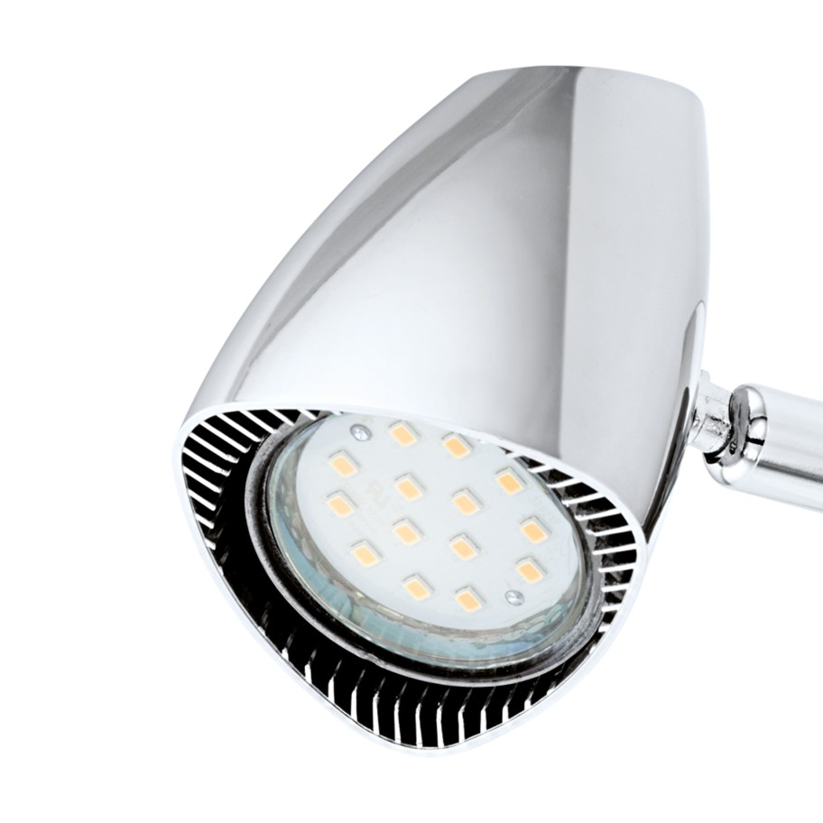 Aplique de Parede com Spot LED Ajust�vel GU10 Eglo Corbera 3W