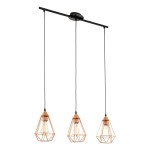 Candeeiro Suspenso de Teto 3xE27 Eglo Tarbes HL/3 L-790