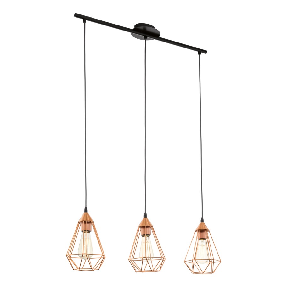 Candeeiro Suspenso de Teto 3xE27 Eglo Tarbes HL/3 L-790