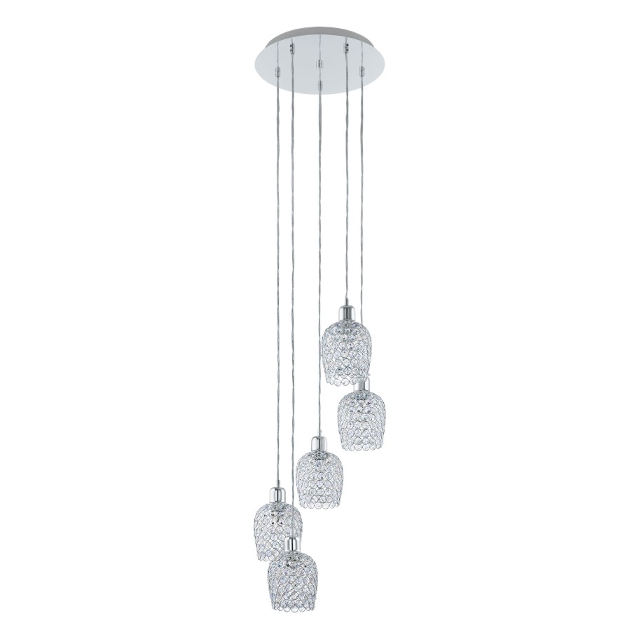 Candeeiro Suspenso de Teto 5xE27 60W Eglo Bonares 1