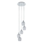 Candeeiro Suspenso de Teto 5xE27 60W Eglo Bonares 1