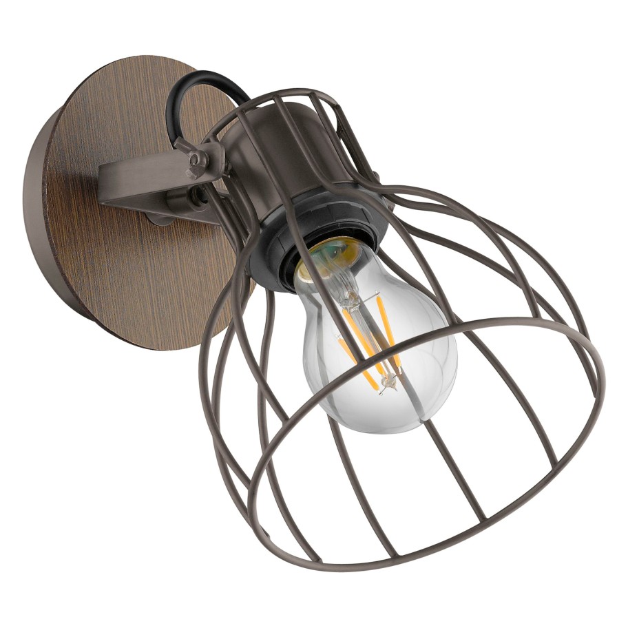Aplique de Parede com Foco Decorativo Eglo Sambatello WL/1