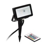 Projetor Exterior LED Eglo Faedo 4 10W 3000K com Comando