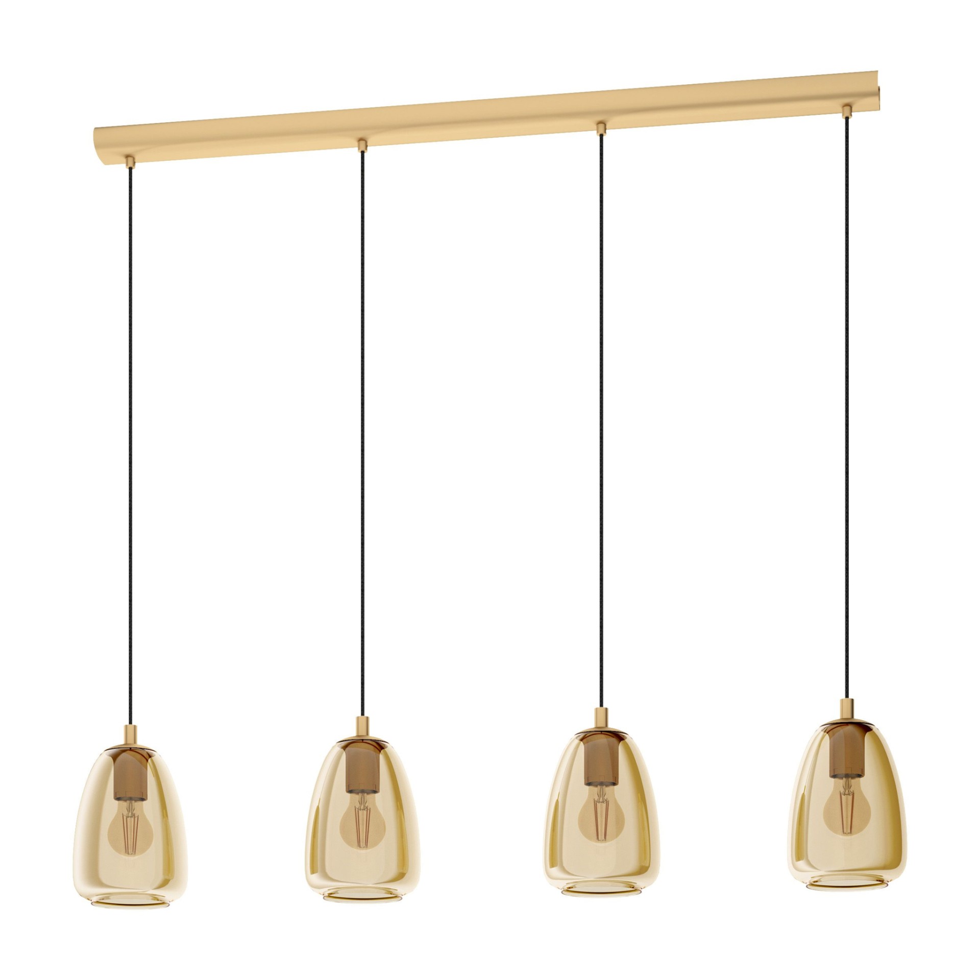 Candeeiro Suspenso de Teto E27 Eglo Alobrase HL/4 1080mm