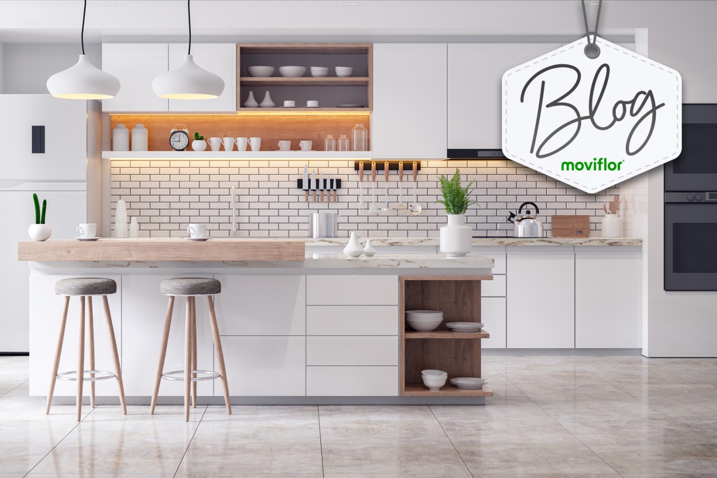 Tenha uma cozinha moderna com as dicas Moviflor!