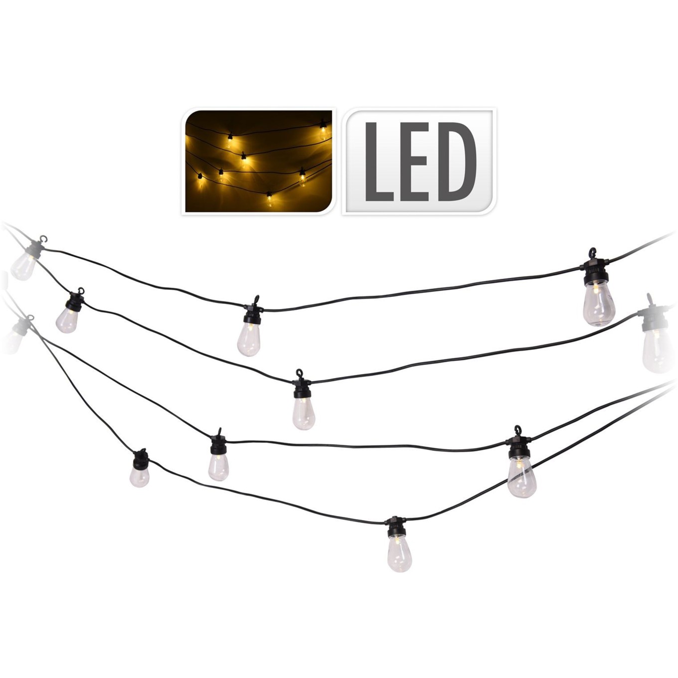 Luzes de Festa 20 L�mpadas Led