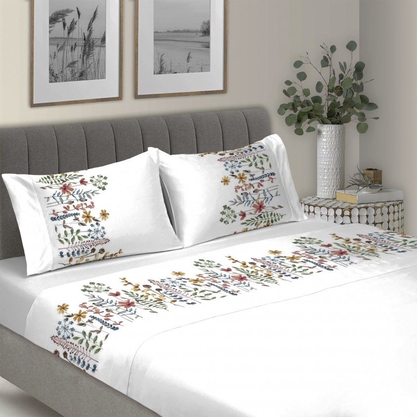 Jogo de Cama Barra Flores