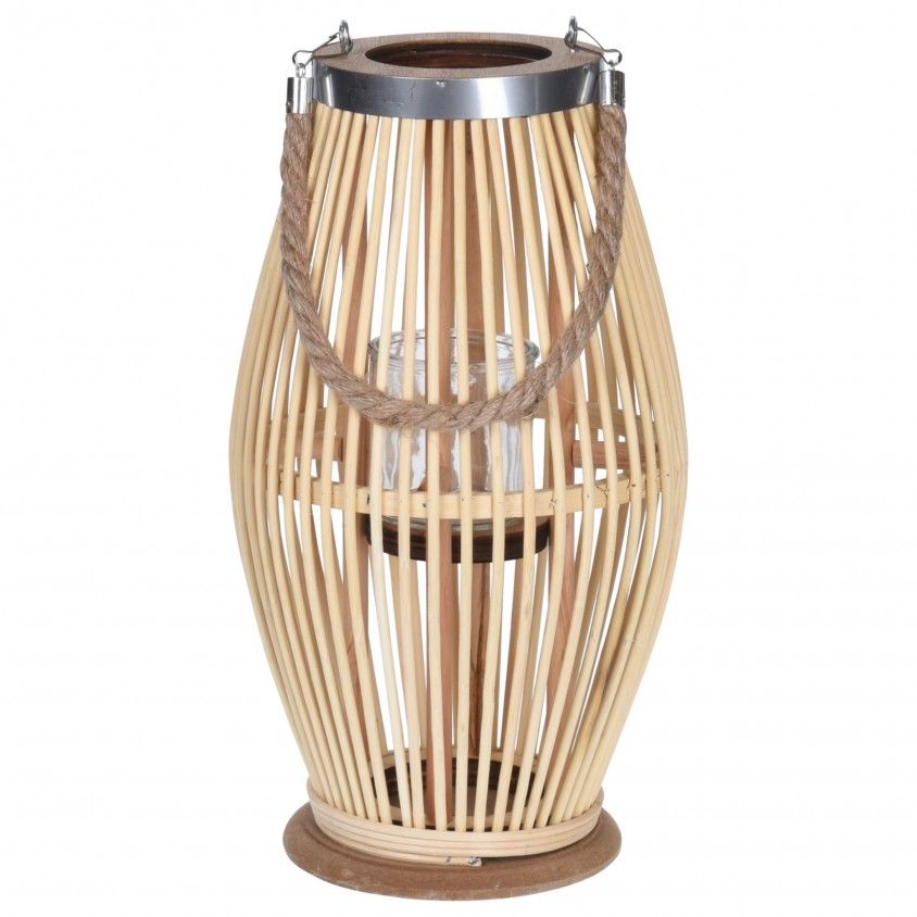 Lanterna em Bambu 21x38cm