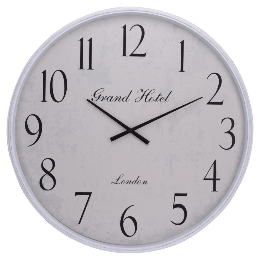 Rel�gio de Parede 76cm Borda Branca