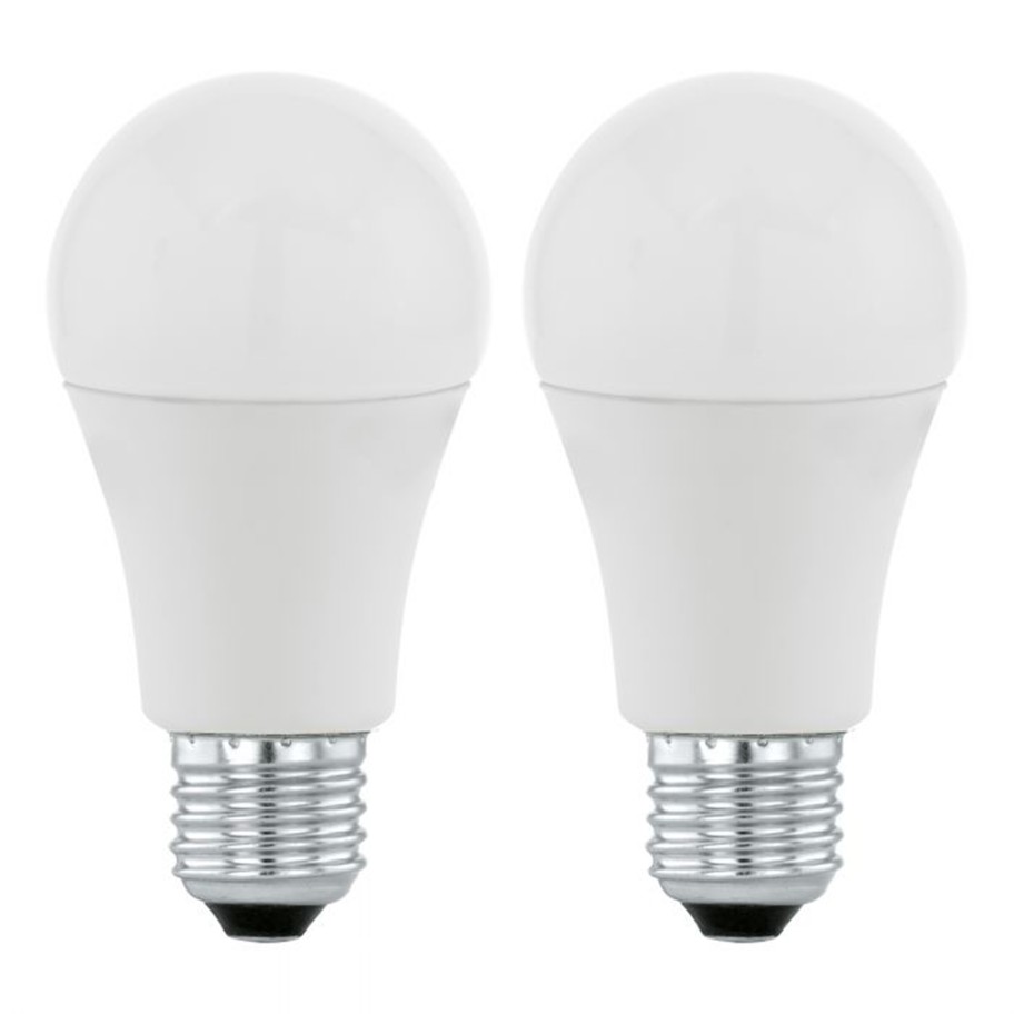 Pack 2 L�mpadas LED Eglo A60 E27 3000K 5.5W