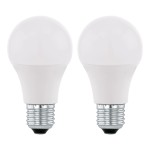 Pack 2 Lâmpadas LED Eglo A60 E27 4000K 5.5W